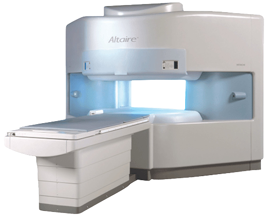 Modern open MRI scanner for patient-friendly diagnostic imaging